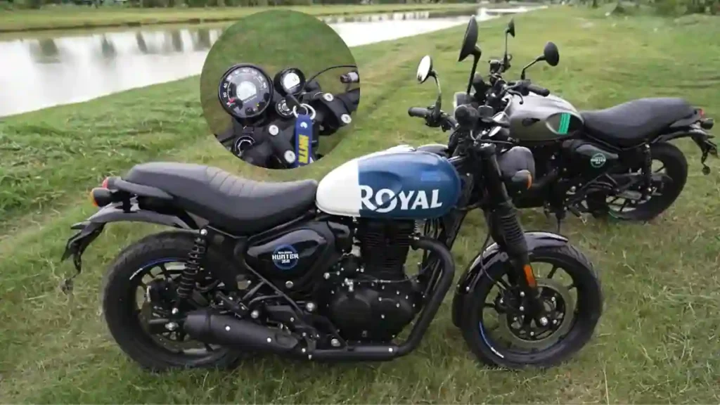 Royal Enfield Hunter 350 हार्डवेयर फीचर्स