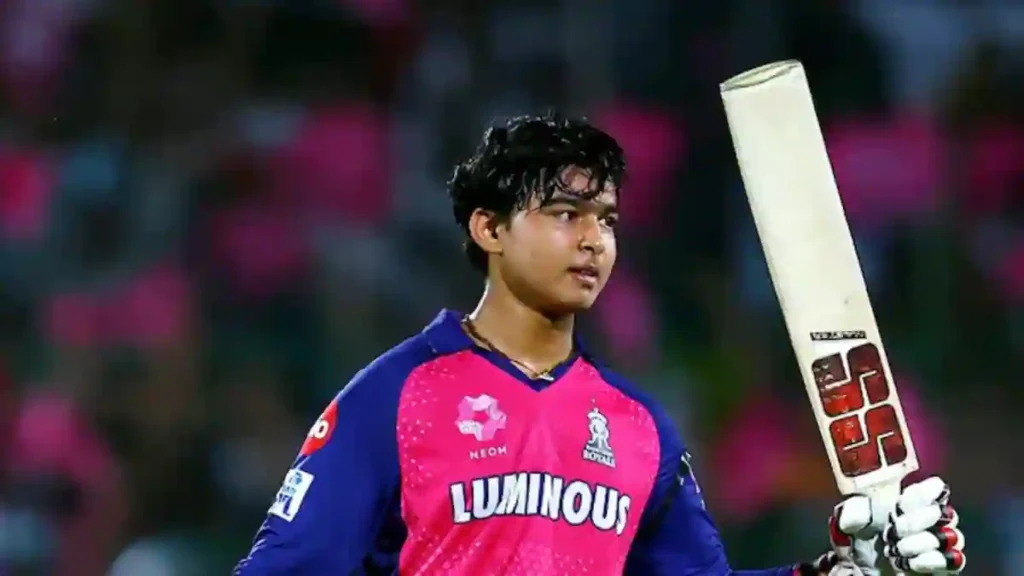 Vaibhav suryavanshi scored a brilliant century in 35 balls