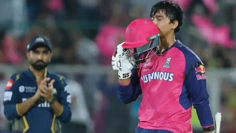 Vaibhav suryavanshi scored a brilliant century in 35 balls