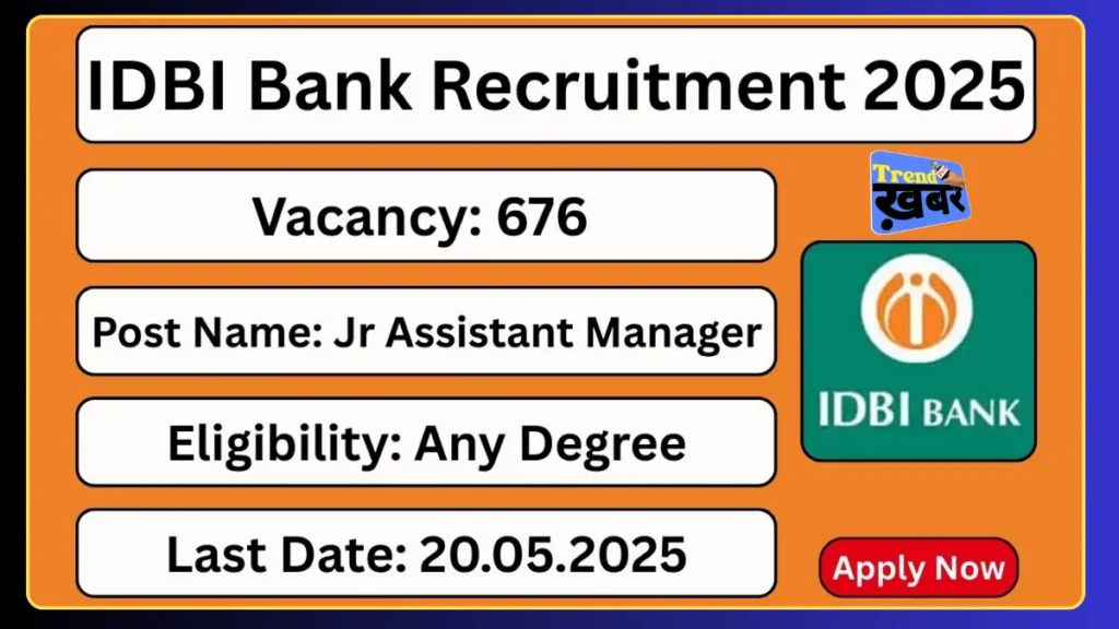 IDBI BANK JOB VACANCIES ONLIE APPLY LINK
