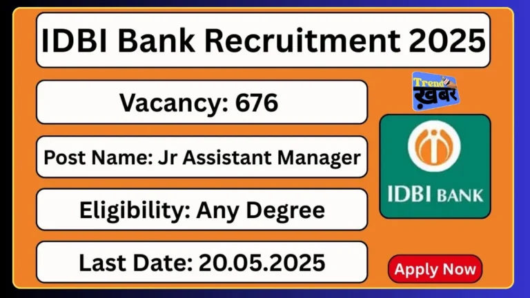 IDBI BANK JOB VACANCIES ONLIE APPLY LINK