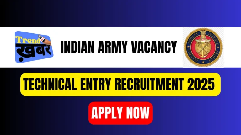 INDIAN ARMY TES VACANCY