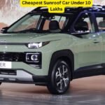 Cheapest Sunroof Car Under 10 Lakhs