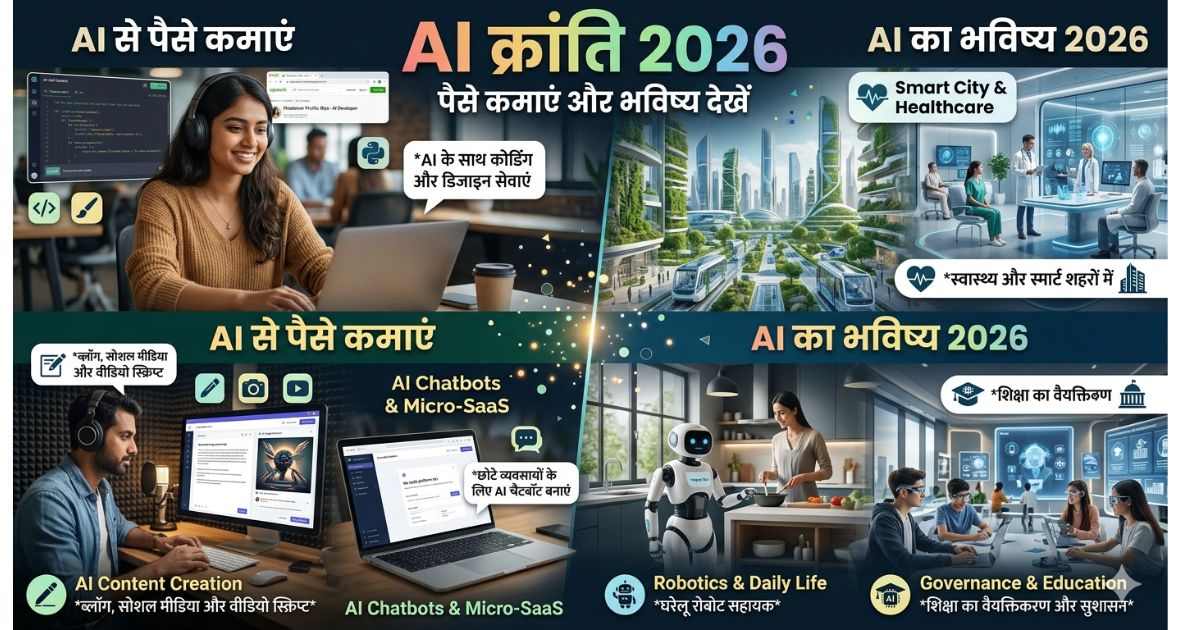 AI se paise kaise kamaye 2026